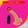 Whoppers Curved Vibrating Suction Cup Realistic Vibrator RSV-078