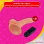 Whoppers Curved Vibrating Suction Cup Realistic Vibrator RSV-078