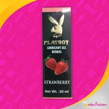Playboy Lubricant Water Based Gel - Strawberry Flavoured CGS-034