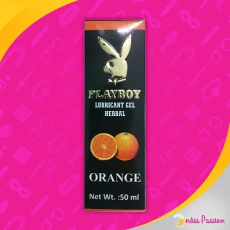 Playboy Lubricant Water Based Gel - Orange Flavoured CGS-033