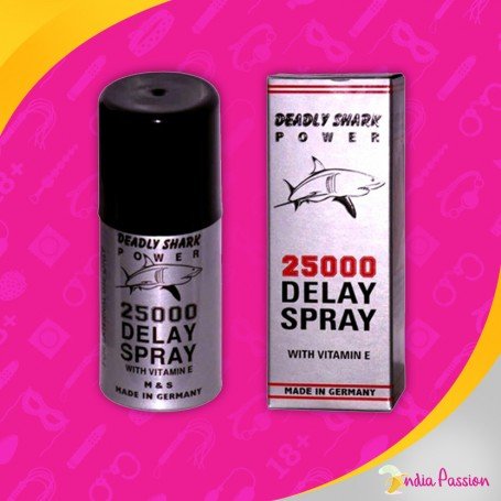Deadly Shark 25000 Delay Spray for Men with Vitamin E DTZ-007