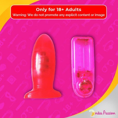 Crystal Anal Butt Plug Vibrating AD-013