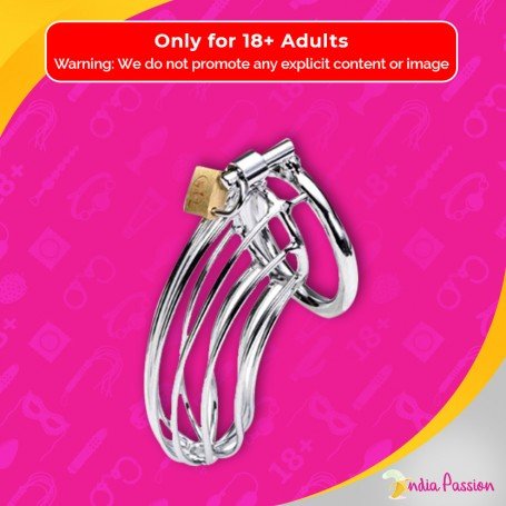 Stainless Steel Iron Wire Male Chastity Lock BDSM-016