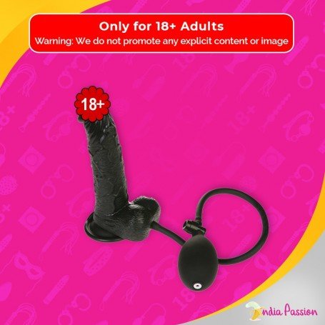 Ultimate Inflatable Realistic Non Vibrator-in Black RSNV-011