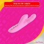 Heating 3 Layer Tongue Licking Toy Nipple Sucking Clitoris Stimulate Vibrator RV-003