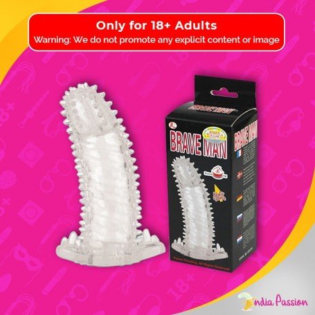 BRAVE MAN Crystal Penis Extension Sleeve PES-024