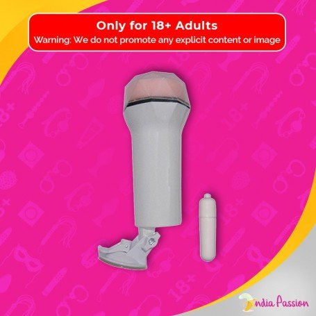Super Soft Vibrating Male Stroker With Suction MS-048