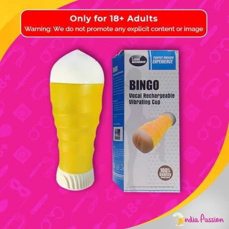 BINGO VOCAL RECHARGEABLE VIBRATING CUP MS-059