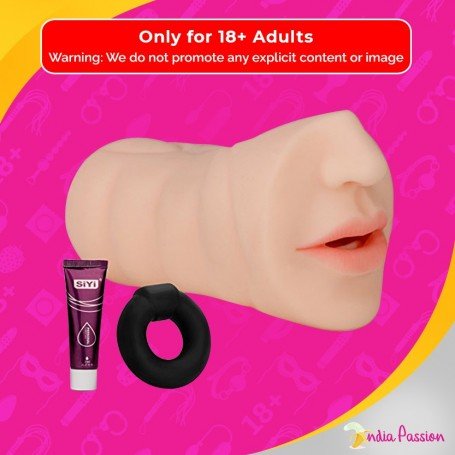 Oral Silicone Portable Male Masturbator MMT-022