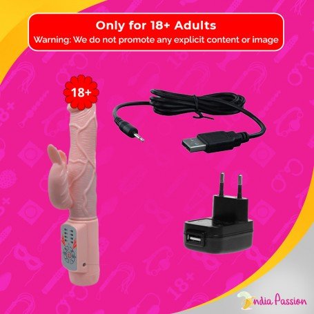 Rabbit Vibrator with 4 Vibration and Rotation Settings RV-051