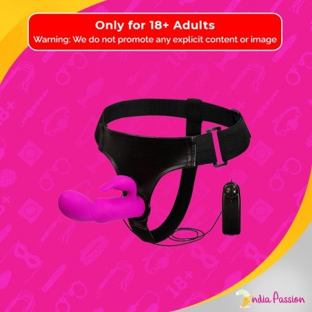Baile Ultra Harness Strap-on Dildo with Multi-speed Vibrations SO-030