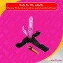 Baile Ultra Harness 7-inch Strap-on with Multi-speed Vibrations SO-033