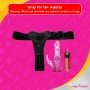 Baile Ultra Harness 7-inch Strap-on with Multi-speed Vibrations SO-033